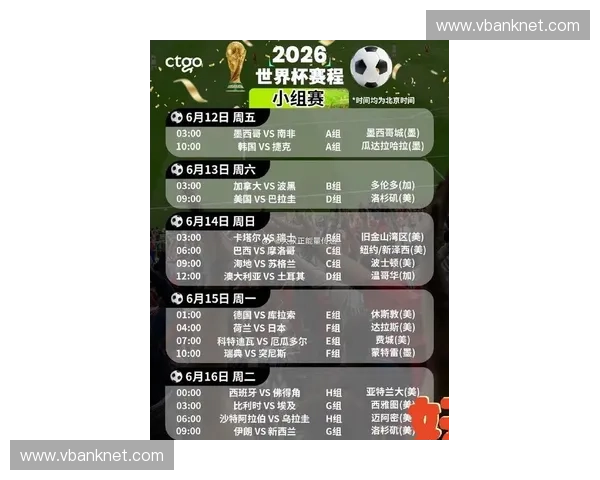 2026年世界杯官方赛事资讯及赛程门票最新动态